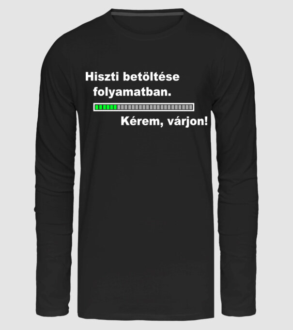  minta fekete pólón