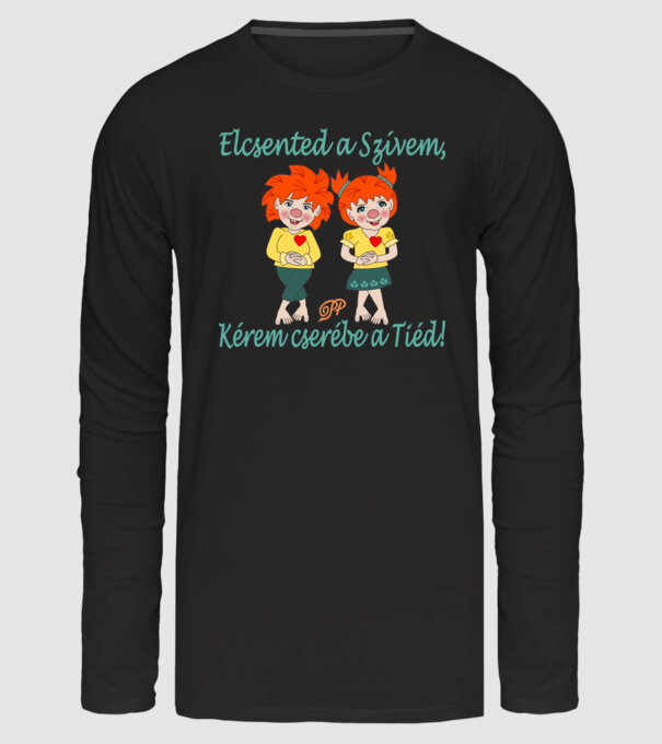  minta fekete pólón