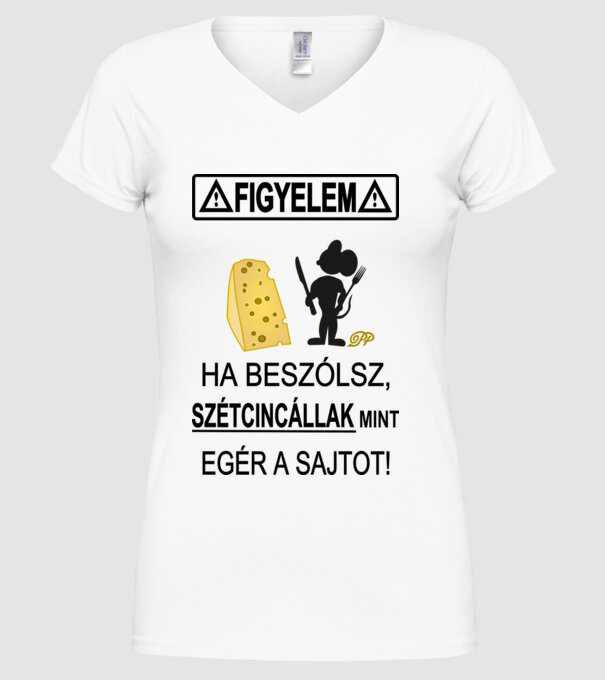  minta fehér pólón