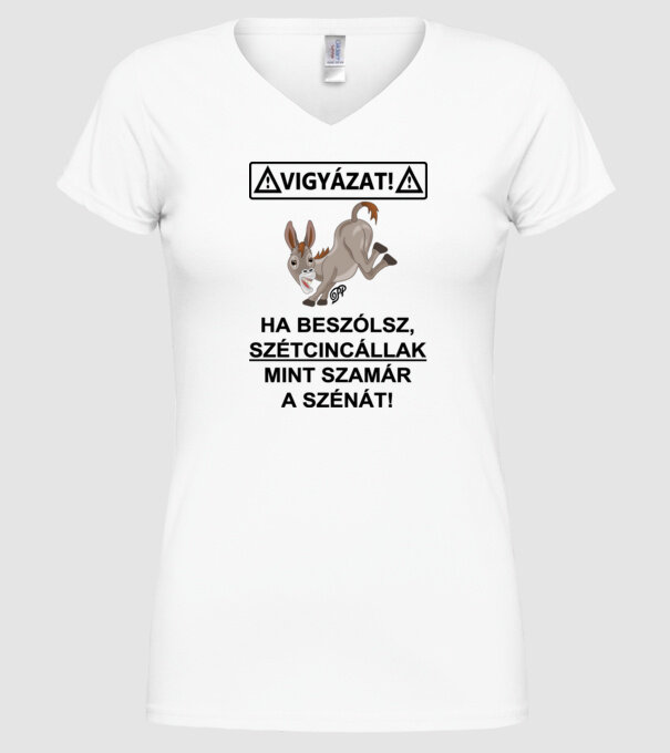  minta fehér pólón