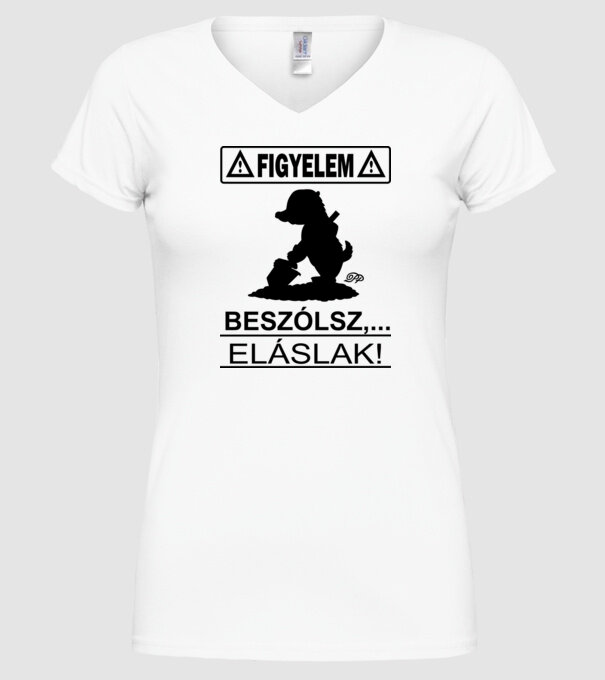  minta fehér pólón