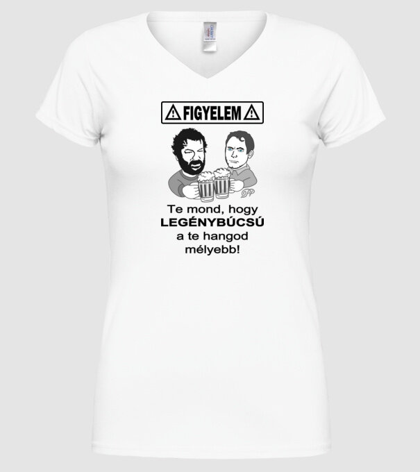  minta fehér pólón