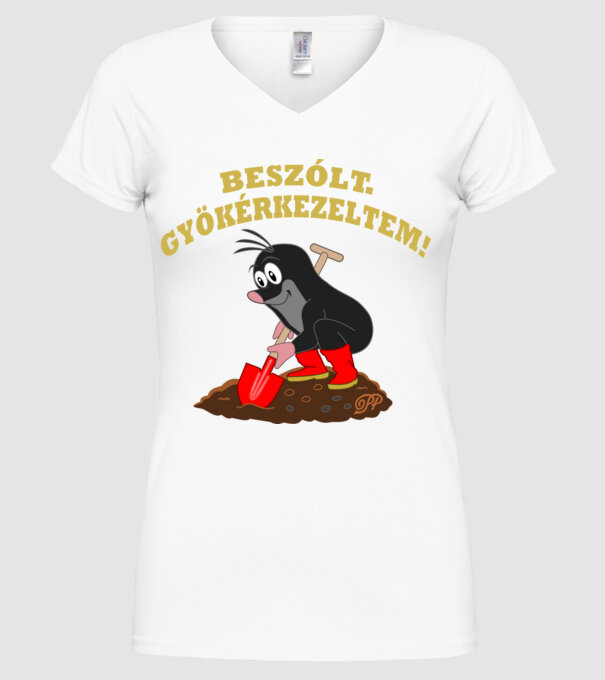  minta fehér pólón
