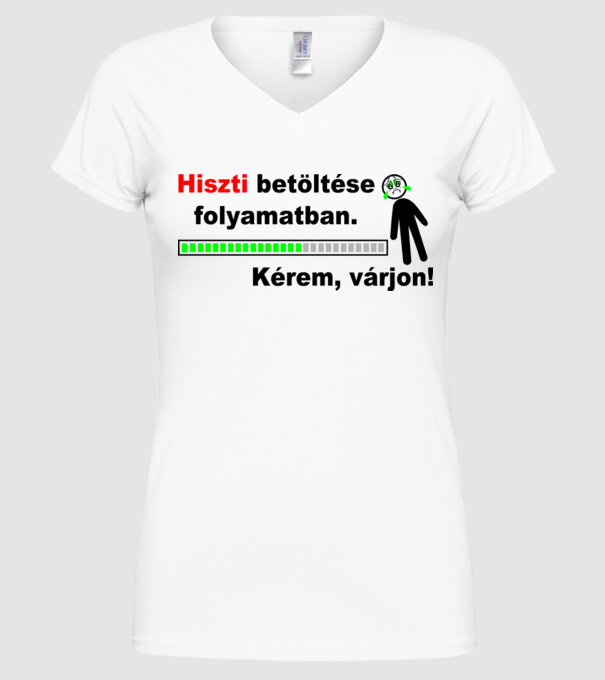  minta fehér pólón