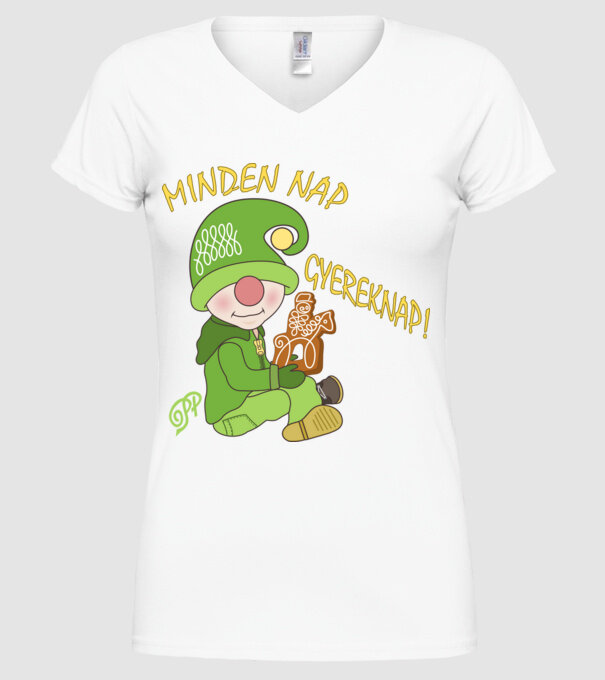  minta fehér pólón