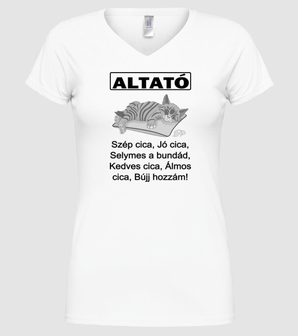  minta fehér pólón