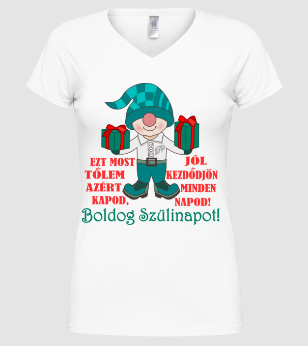  minta fehér pólón