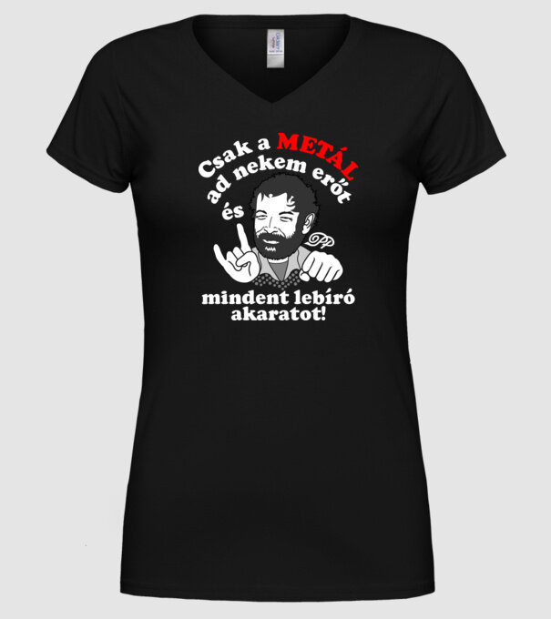  minta fekete pólón