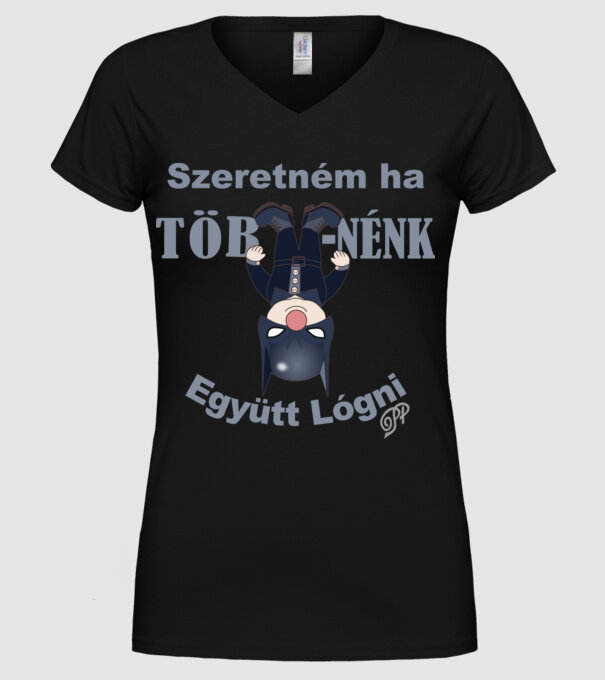  minta fekete pólón