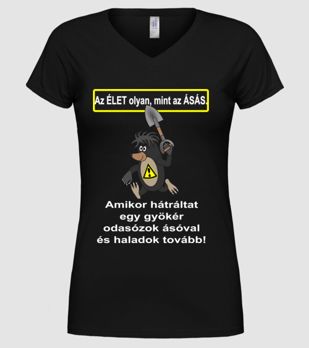  minta fekete pólón