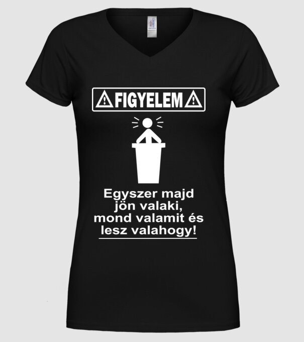  minta fekete pólón