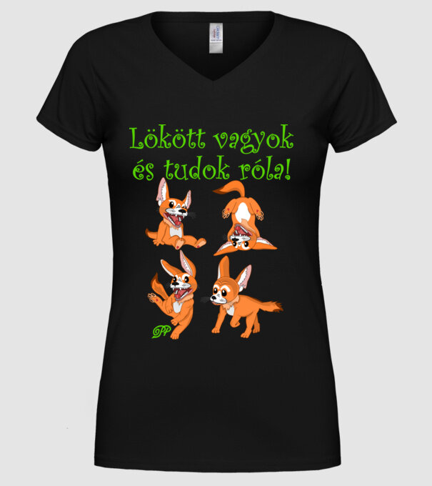  minta fekete pólón