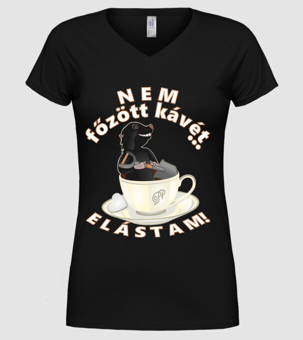  minta fekete pólón