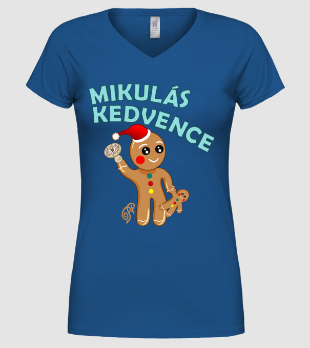  minta királykék pólón