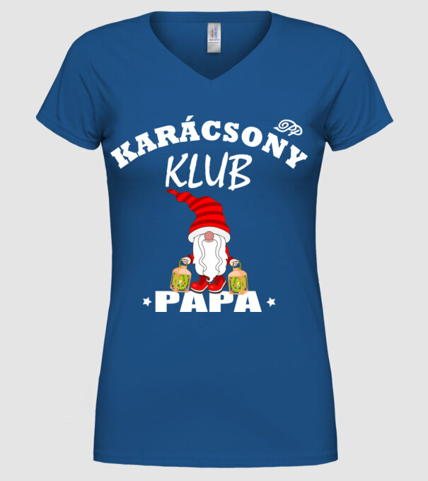  minta királykék pólón