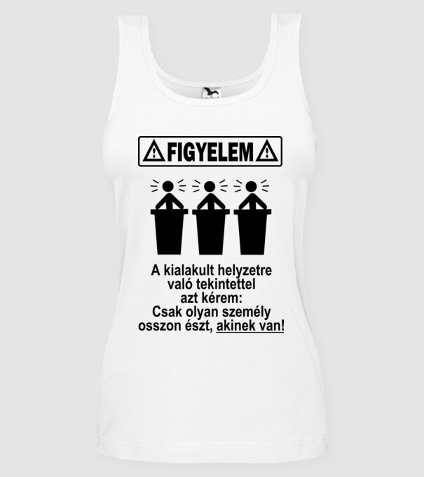  minta fehér pólón