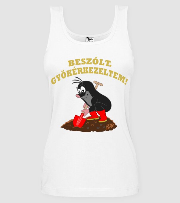  minta fehér pólón