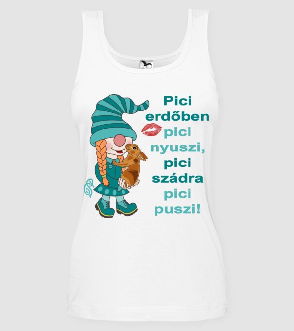  minta fehér pólón