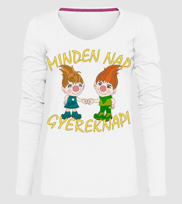  minta fehér pólón