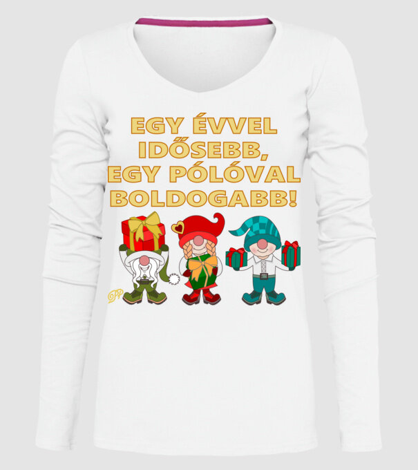  minta fehér pólón