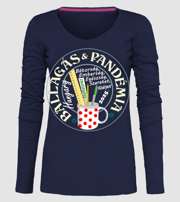  minta sötétkék pólón