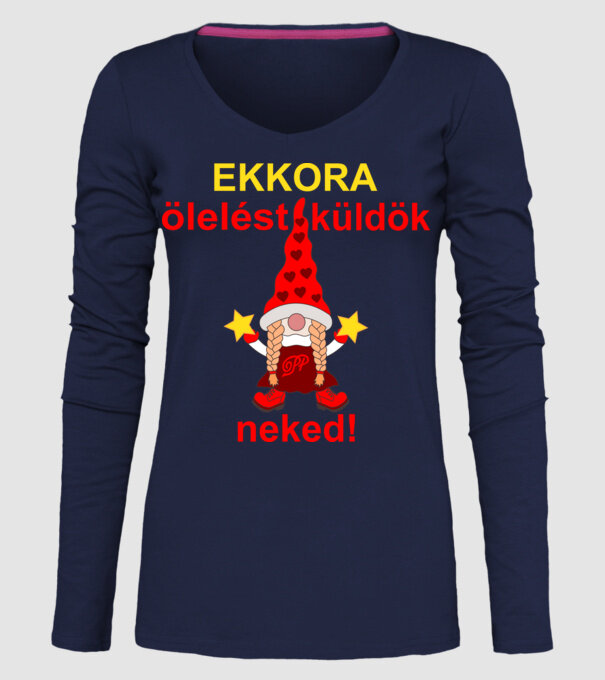  minta sötétkék pólón