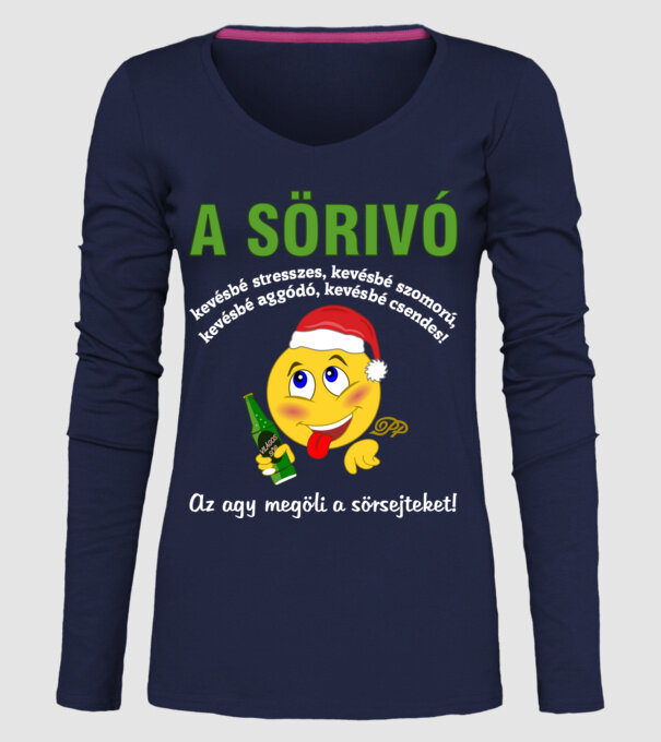  minta sötétkék pólón