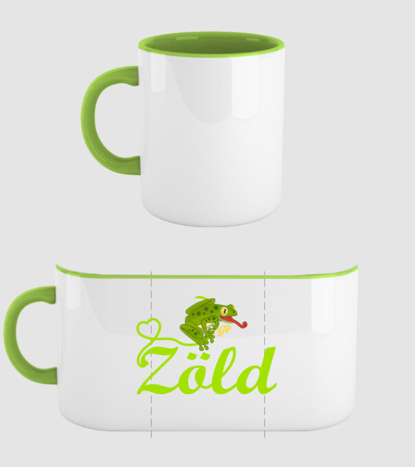  minta zöld pólón