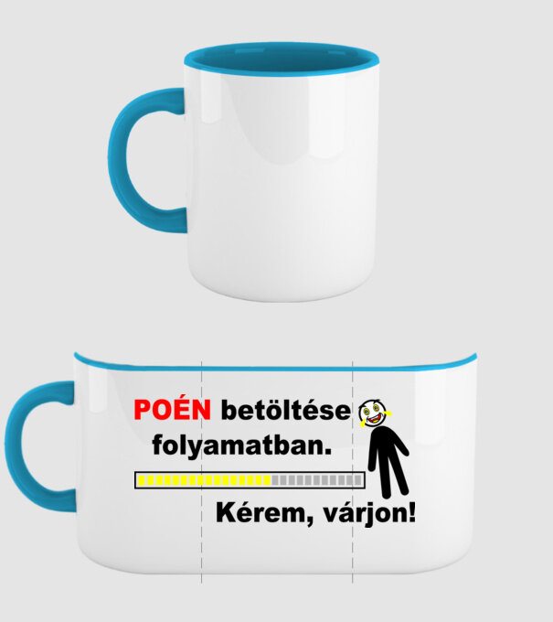  minta világoskék pólón