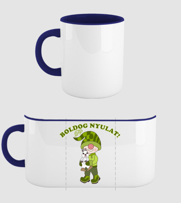  minta sötétkék pólón