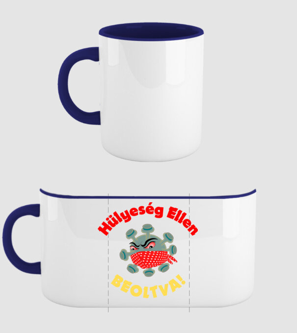  minta sötétkék pólón