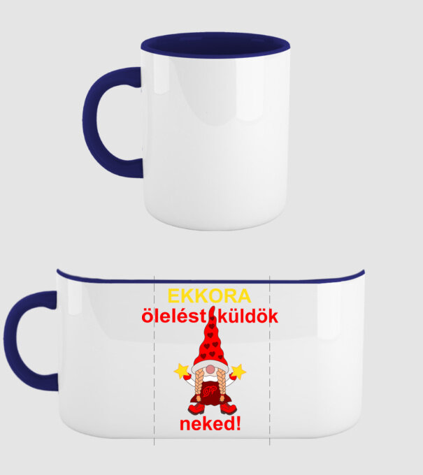  minta sötétkék pólón