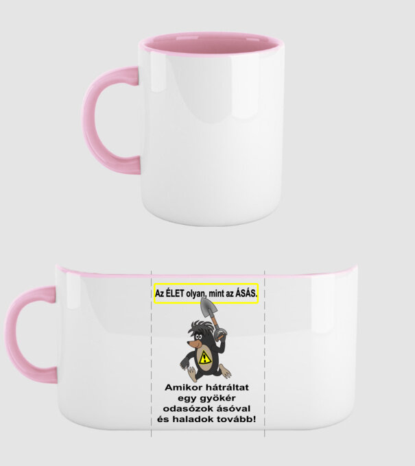  minta világos rózsaszín pólón