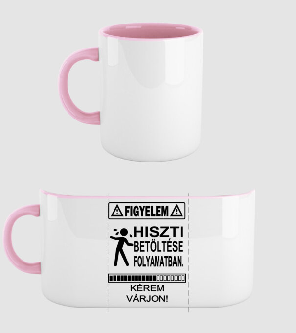  minta világos rózsaszín pólón