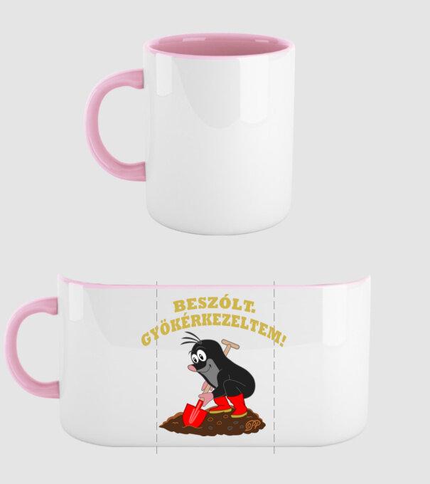  minta világos rózsaszín pólón