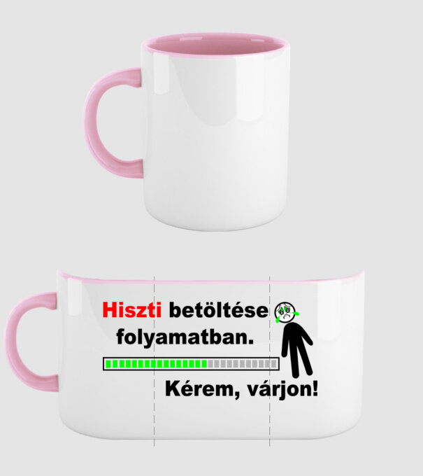  minta világos rózsaszín pólón