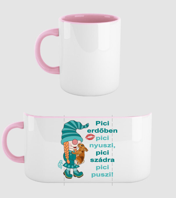  minta világos rózsaszín pólón