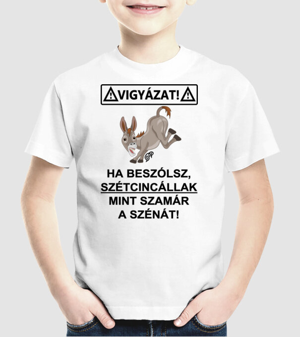  minta fehér pólón