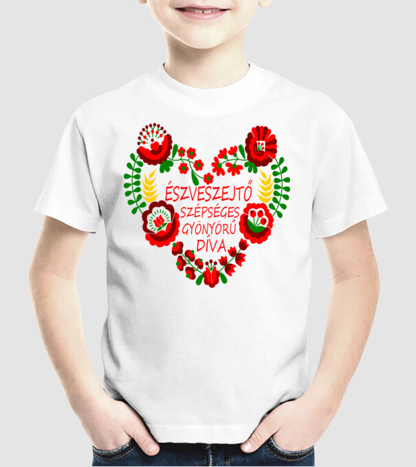  minta fehér pólón