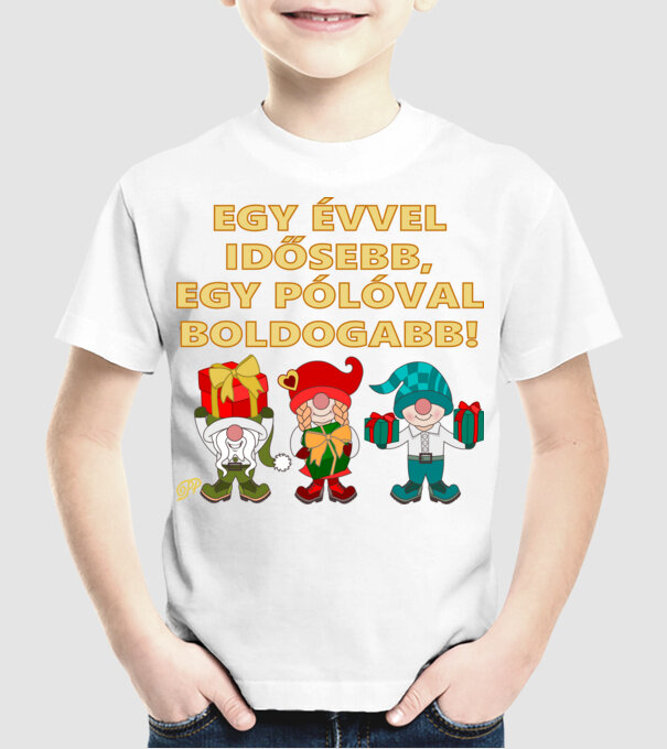  minta fehér pólón