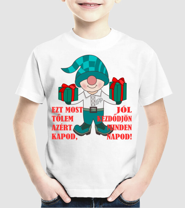  minta fehér pólón
