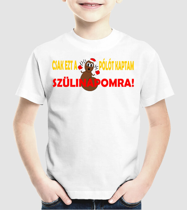  minta fehér pólón