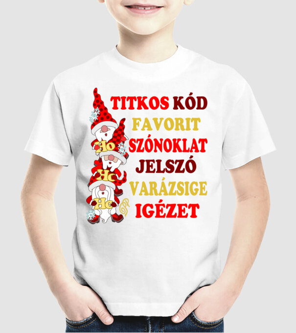  minta fehér pólón