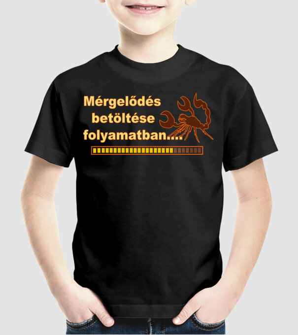  minta fekete pólón