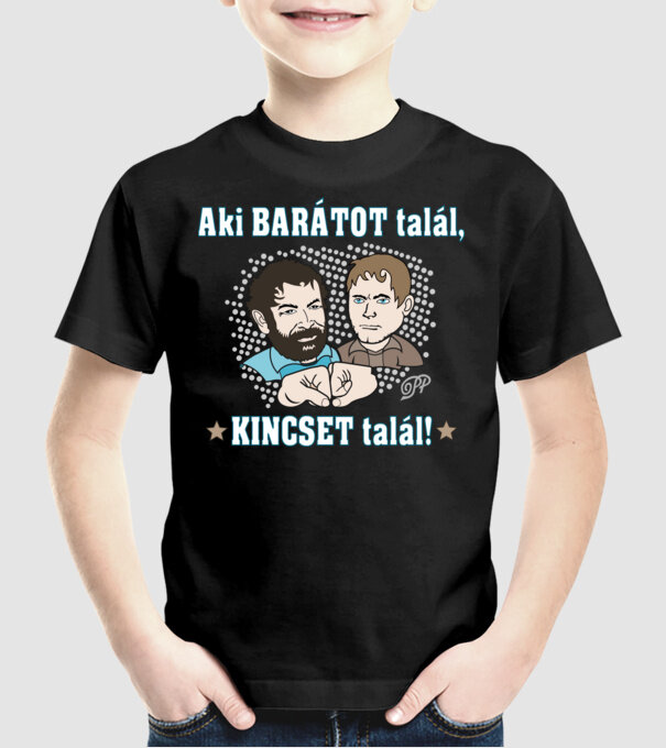  minta fekete pólón