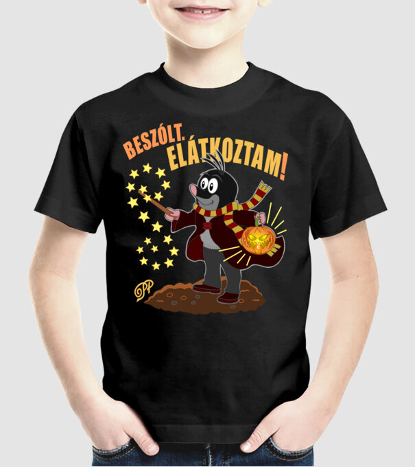  minta fekete pólón