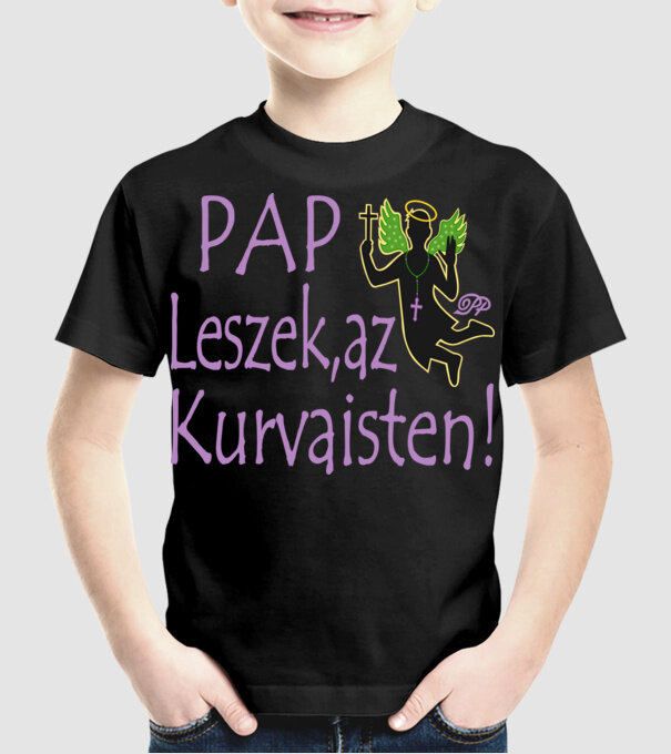  minta fekete pólón