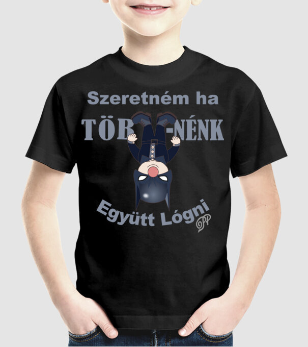  minta fekete pólón