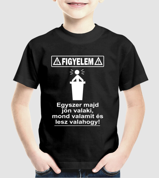  minta fekete pólón