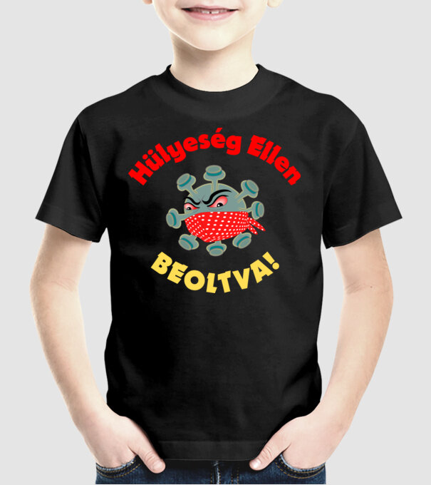  minta fekete pólón